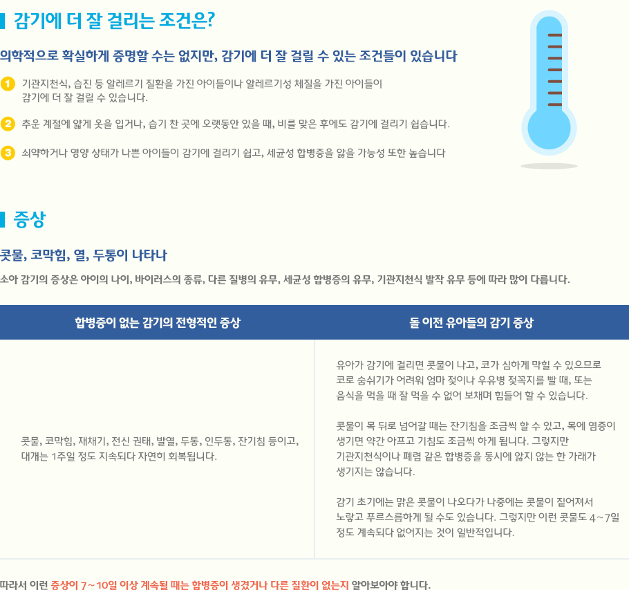 감기에 더 잘 걸리는 조건은? 의학적으로 확실하게 증명할 수는 없지만, 감기에 더 잘 걸릴 수 있는 조건들이 있습니다.