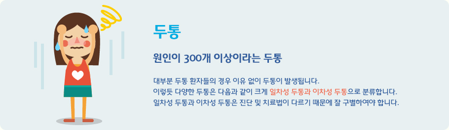 두통 원인이 300개 이상이라는 두통